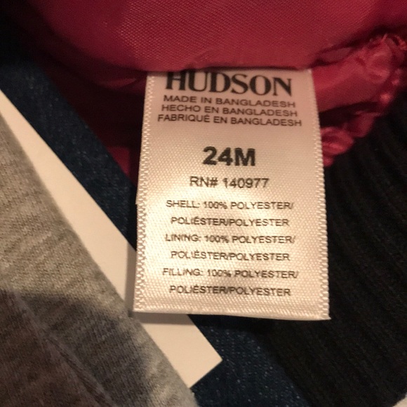 NWT Hudson Girls' Velour Jacket 3-Piece Set Outfit - Picture 12 of 16